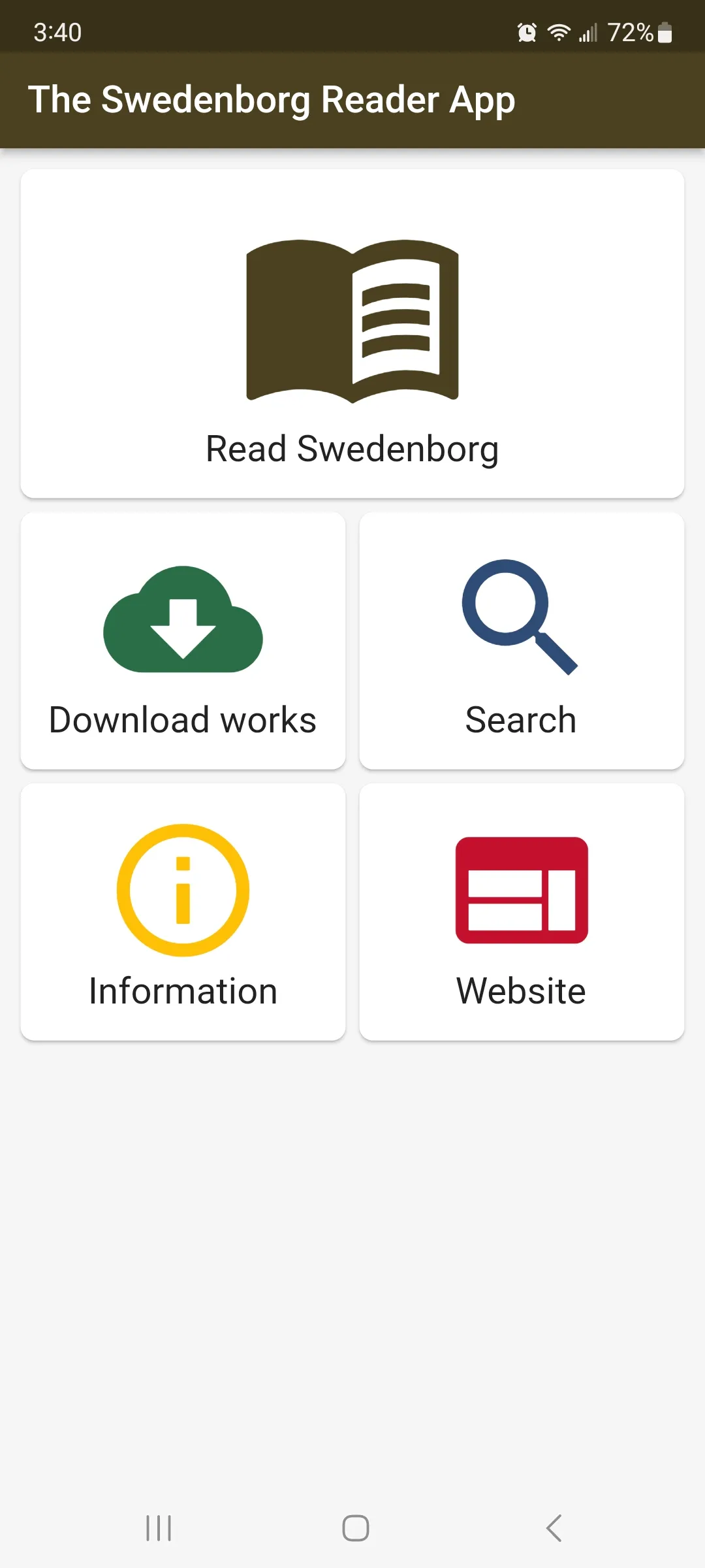 Swedenborg Reader | Indus Appstore | Screenshot