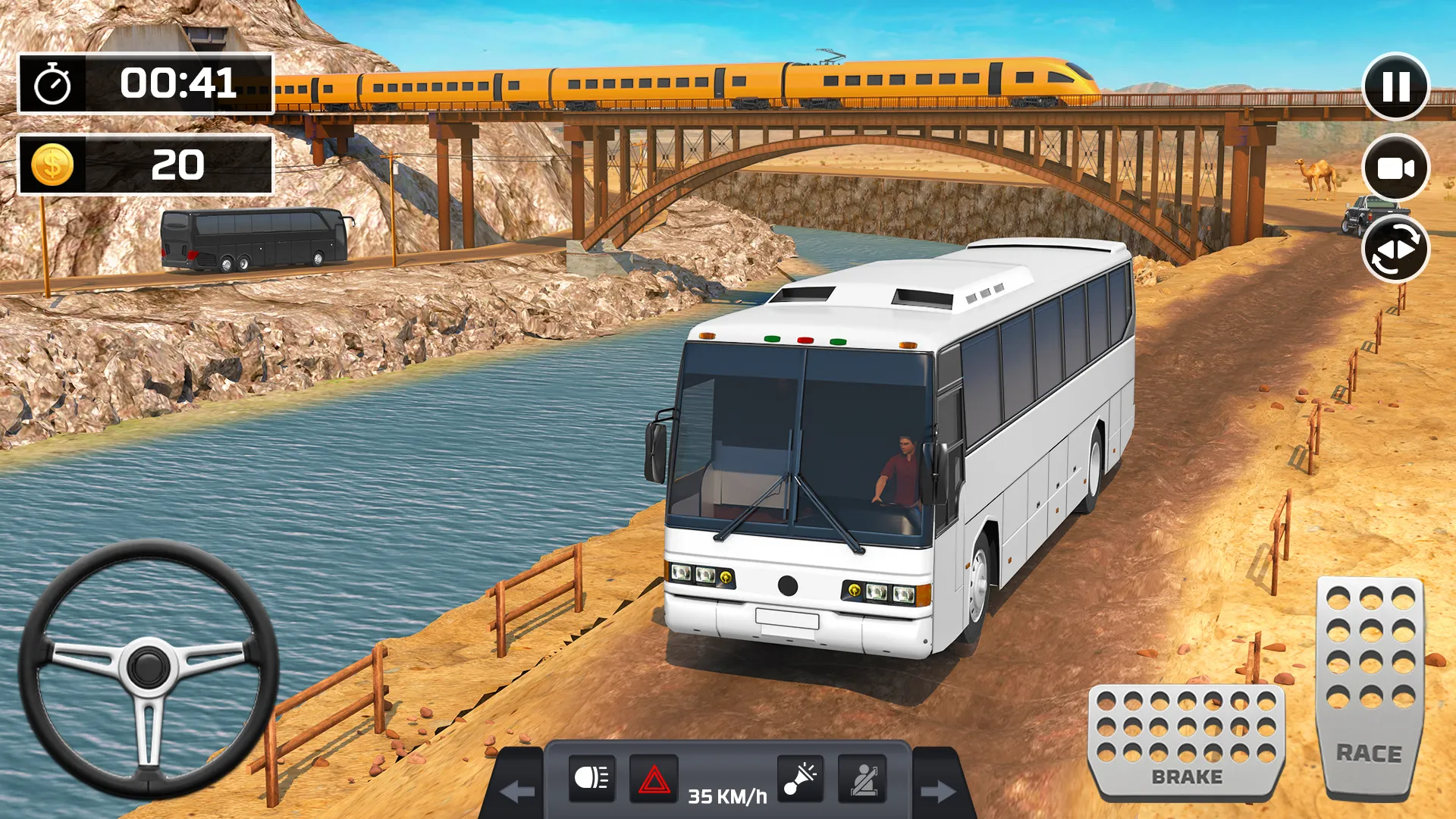 Offroad Bus Simulator Bus Game | Indus Appstore | Screenshot