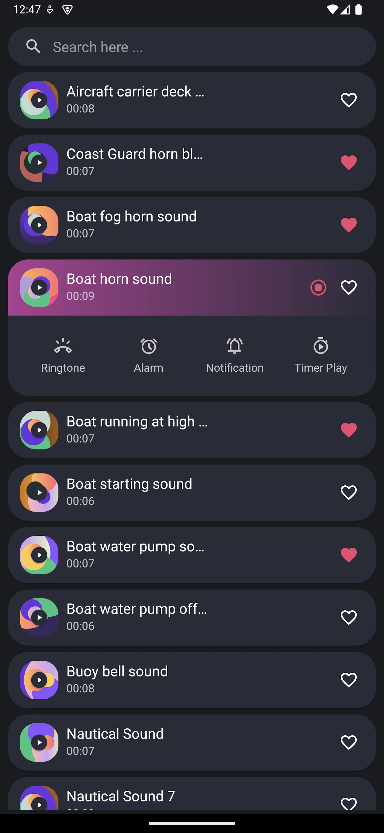 Nautical Sounds | Indus Appstore | Screenshot