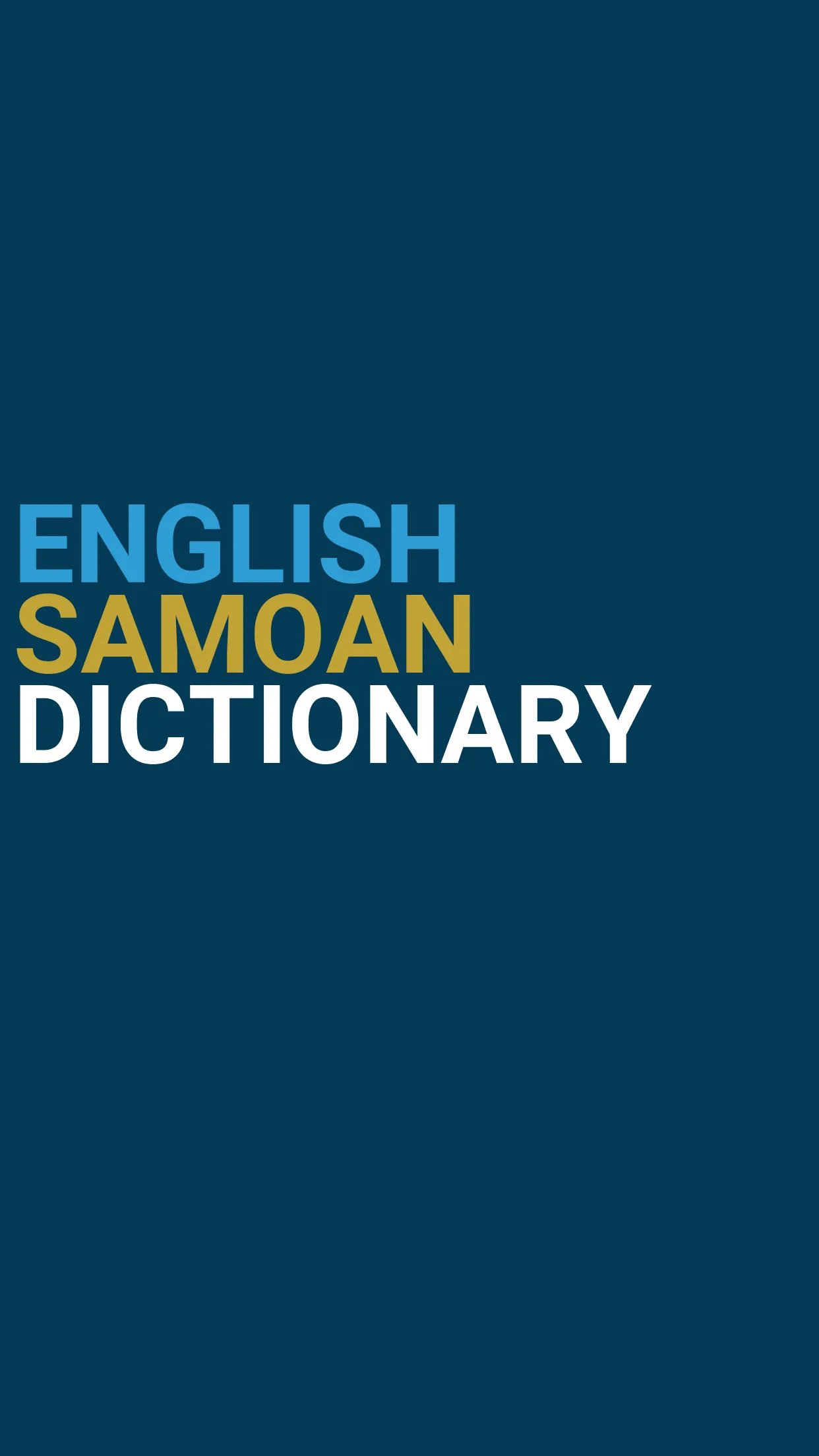 English : Samoan Dictionary | Indus Appstore | Screenshot