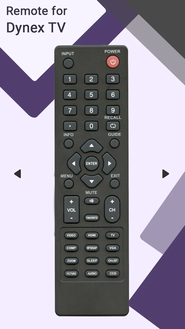 Remote for Dynex TV | Indus Appstore | Screenshot