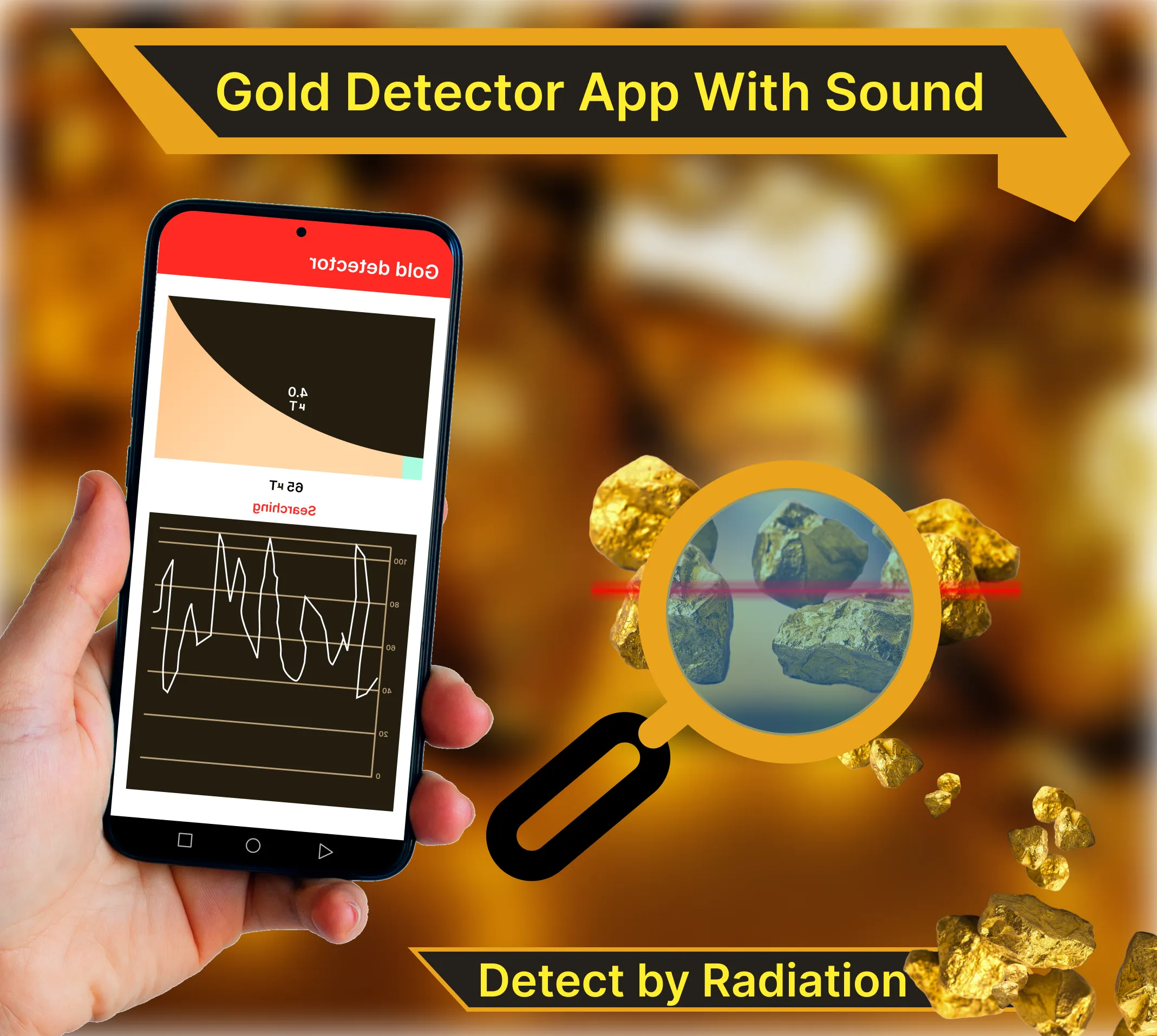 Gold Detector App with Sound | Indus Appstore | Screenshot