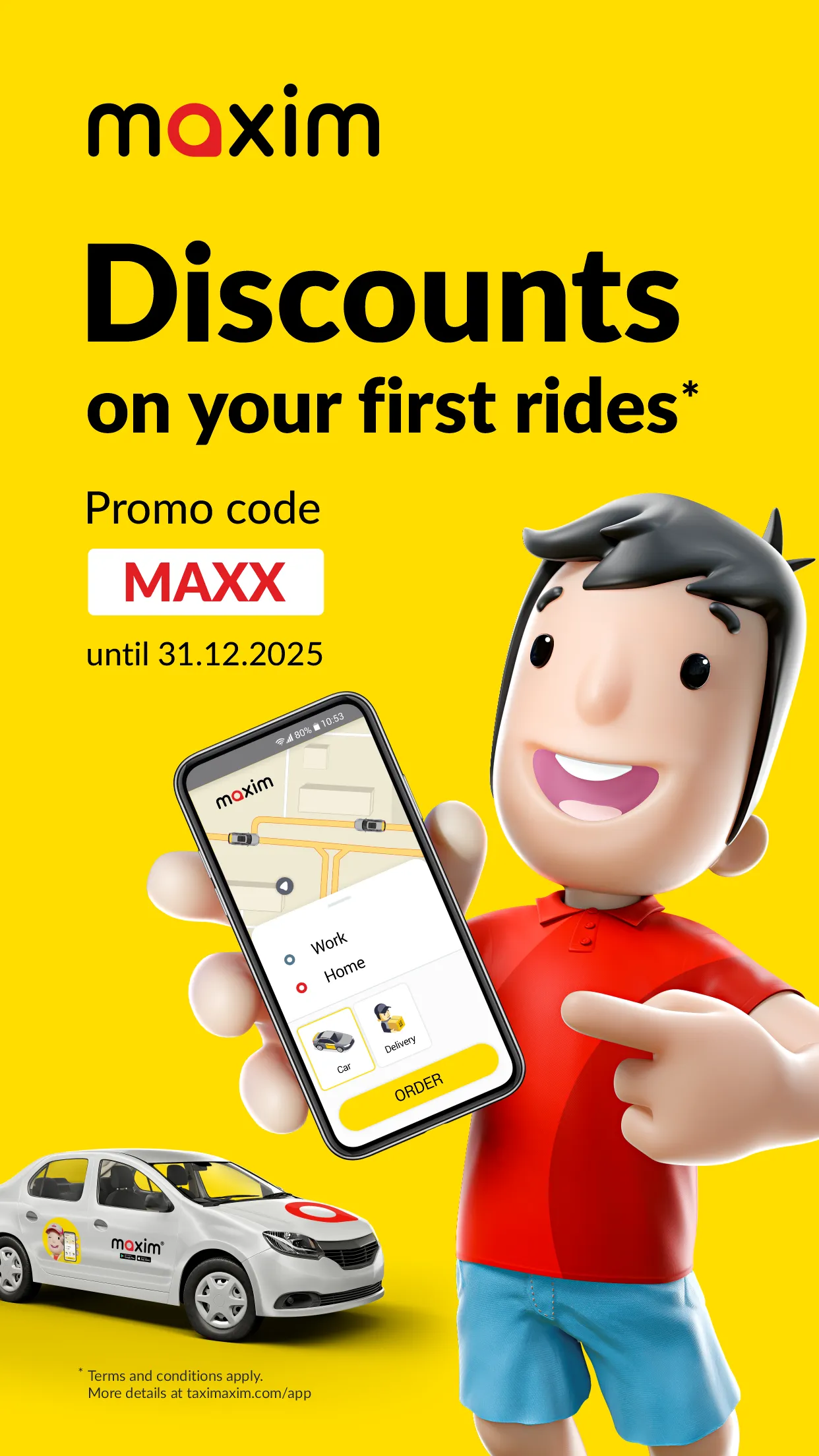 maxim — order a taxi & food | Indus Appstore | Screenshot