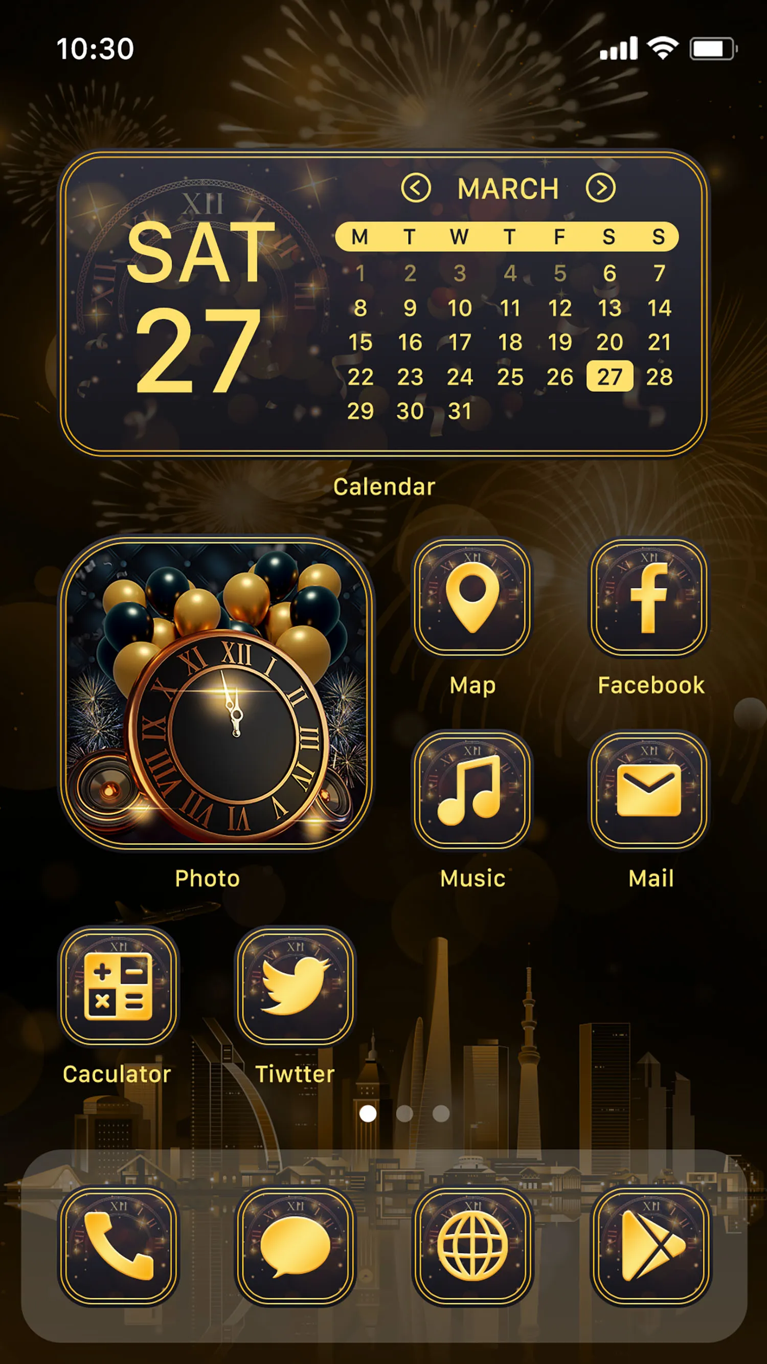 Wow Firework Theme - Icon Pack | Indus Appstore | Screenshot