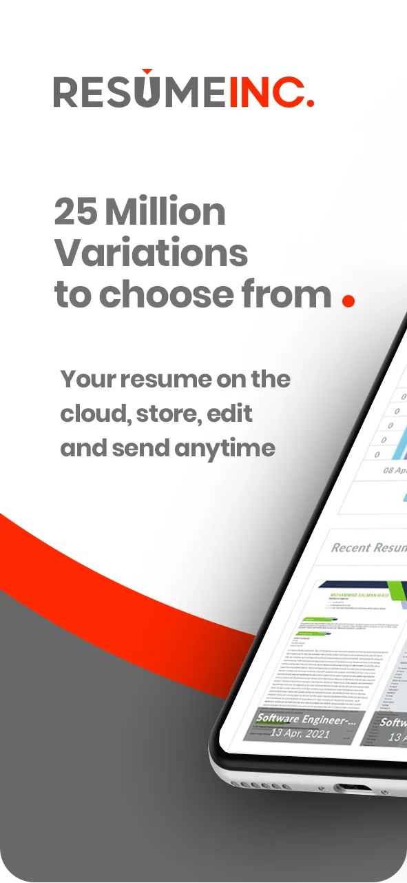 Resume Inc. | Indus Appstore | Screenshot
