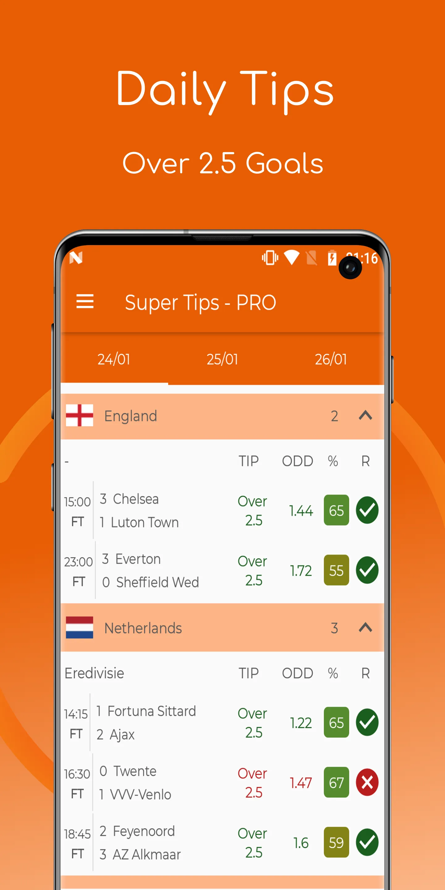 Super Tips: Goals and BTTS | Indus Appstore | Screenshot