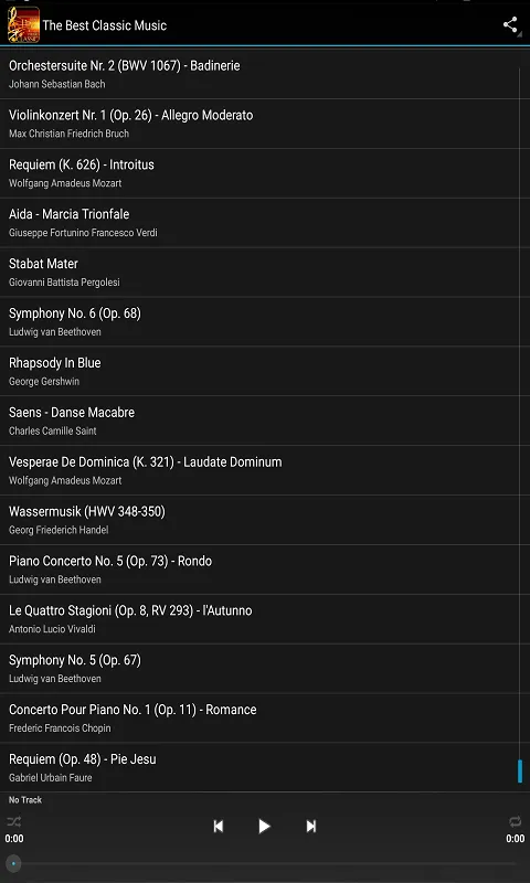 The Best Classical Music | Indus Appstore | Screenshot