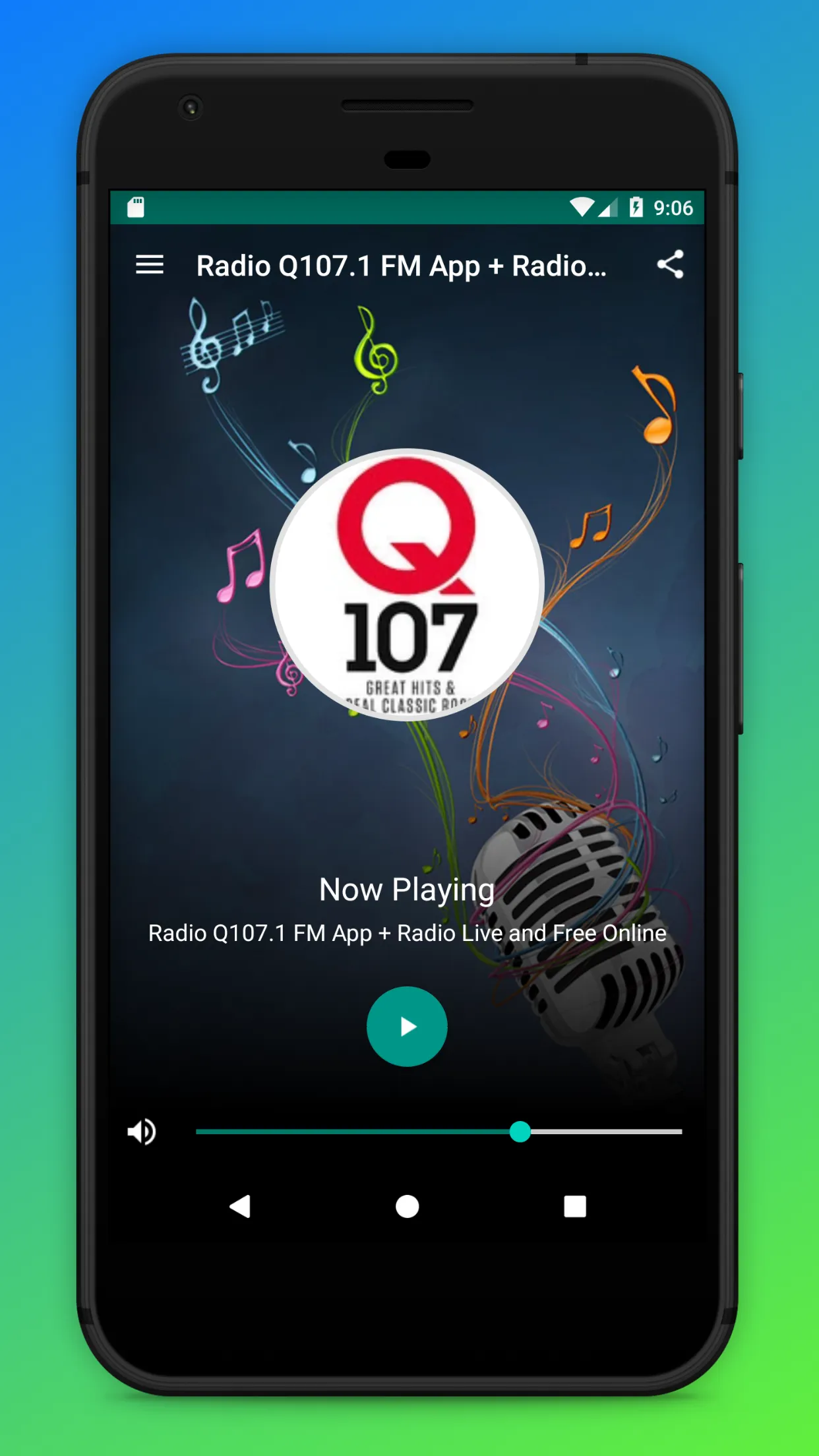 Q107 Toronto App Radio Canada | Indus Appstore | Screenshot