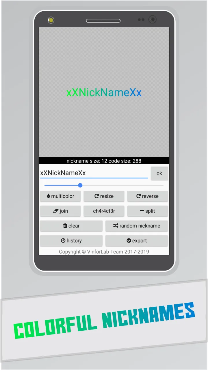 NikStudio - colored nicknames | Indus Appstore | Screenshot