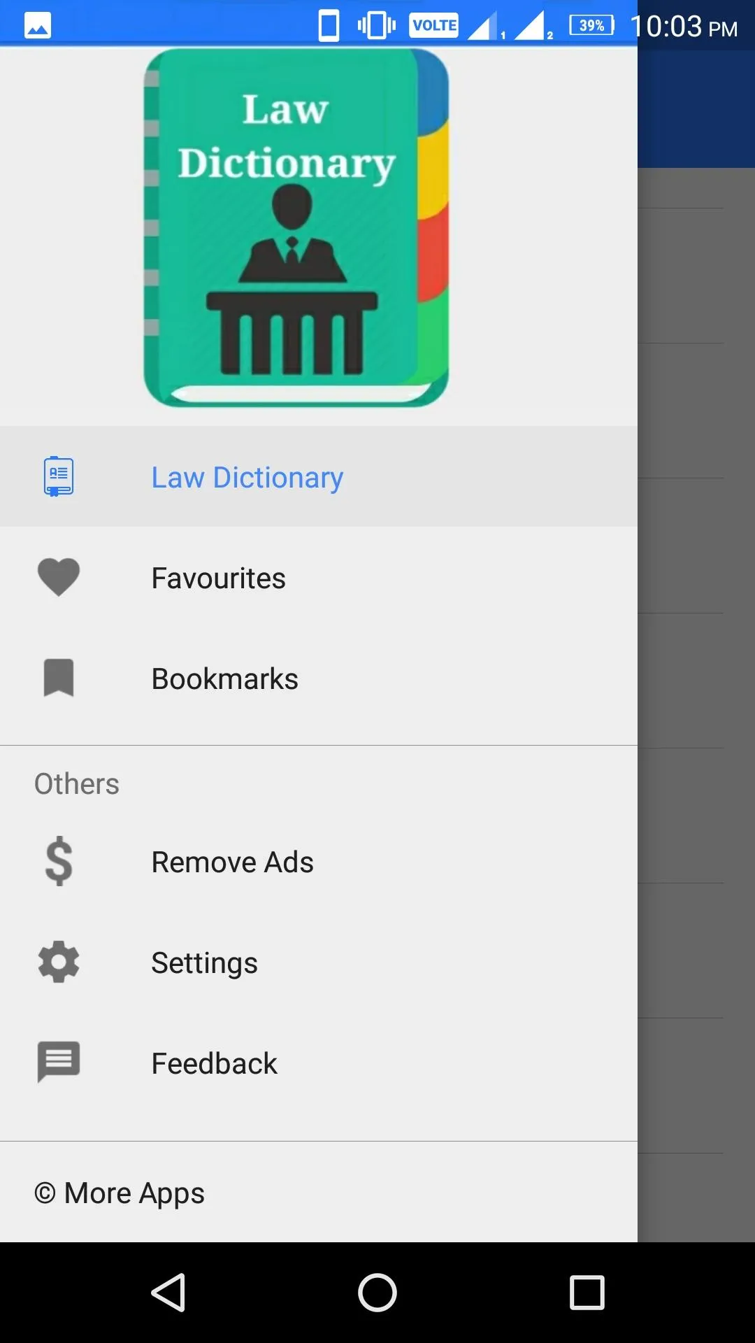 Law Dictionary | Indus Appstore | Screenshot