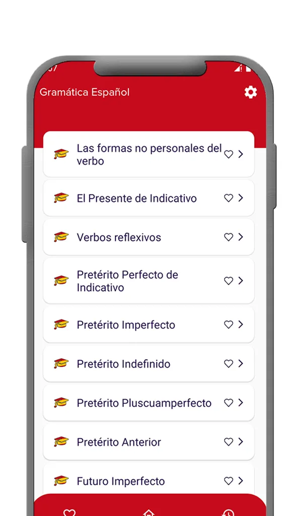 Spanish Grammar tenses | Indus Appstore | Screenshot