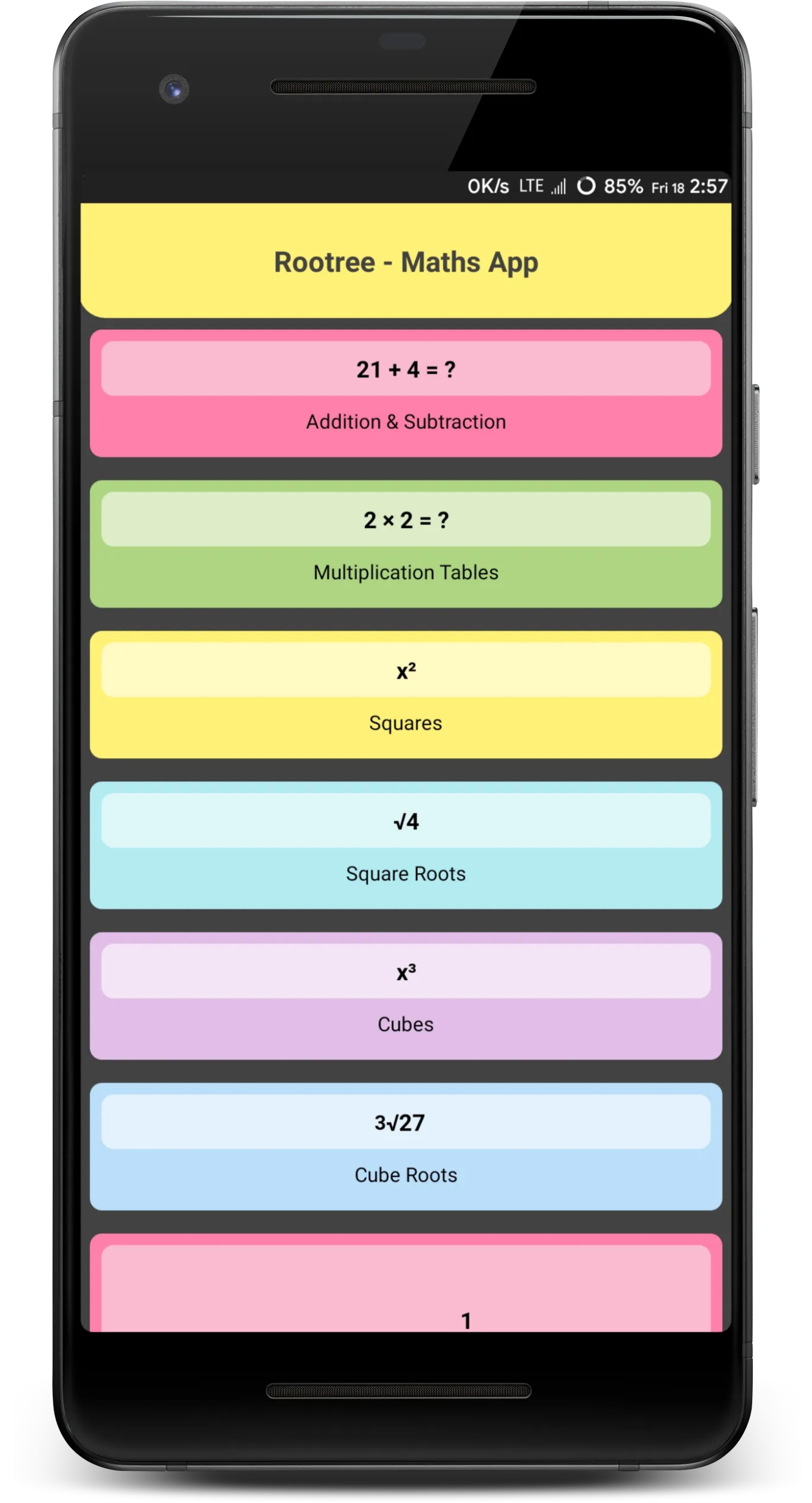 Rootree - Maths Practice App F | Indus Appstore | Screenshot