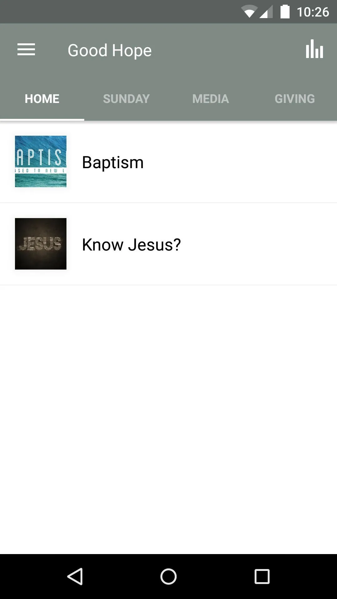 Good Hope Baptist Church Iva | Indus Appstore | Screenshot