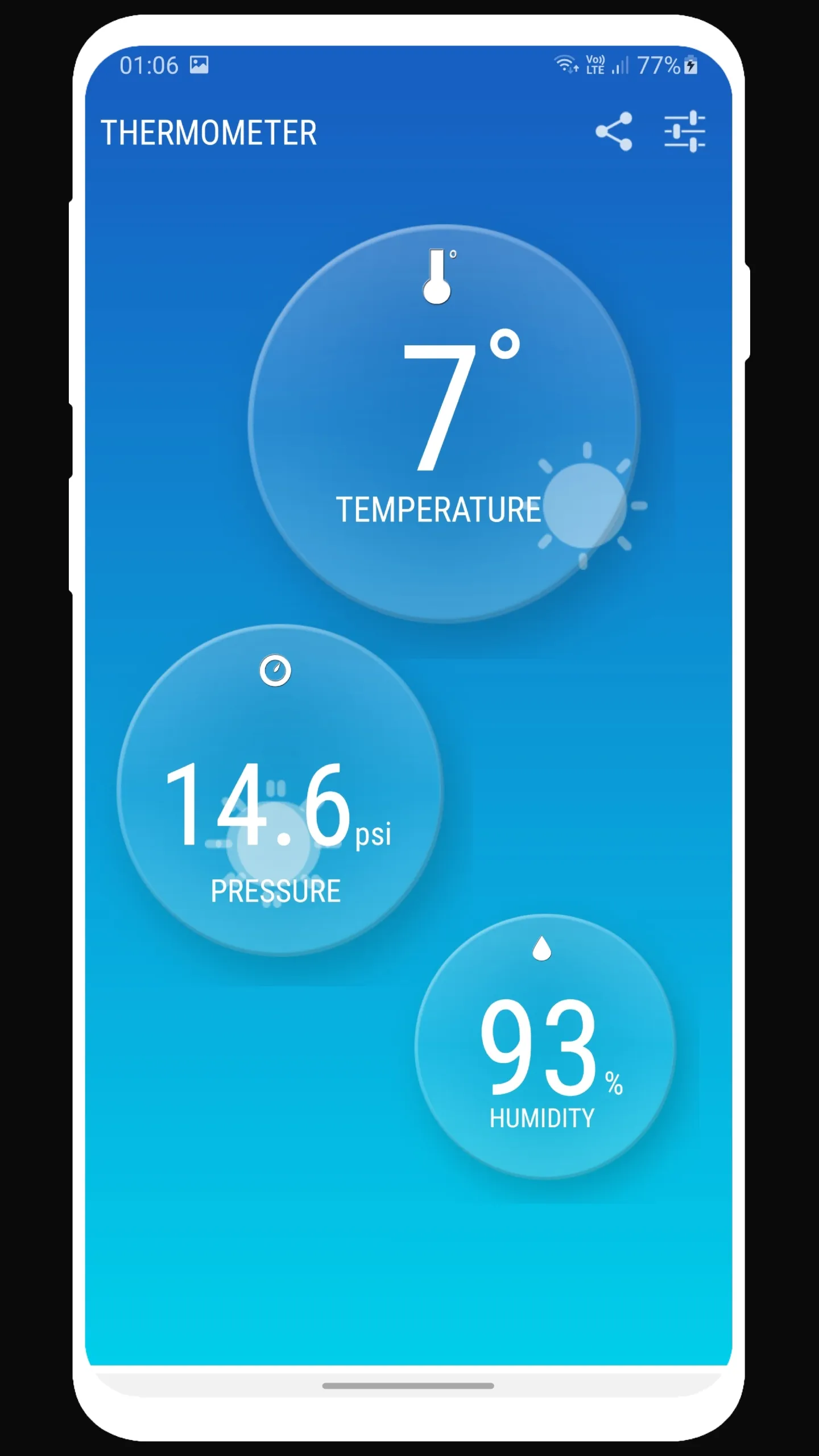 Outdoor Thermometer | Indus Appstore | Screenshot