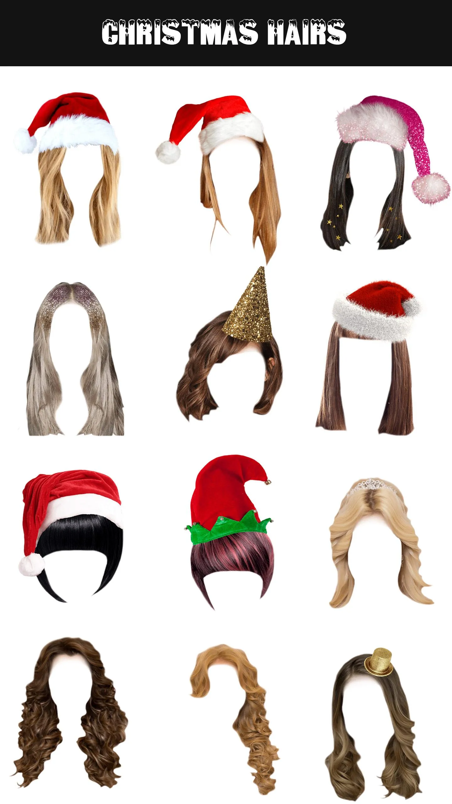 Christmas Girl Hair Changer | Indus Appstore | Screenshot