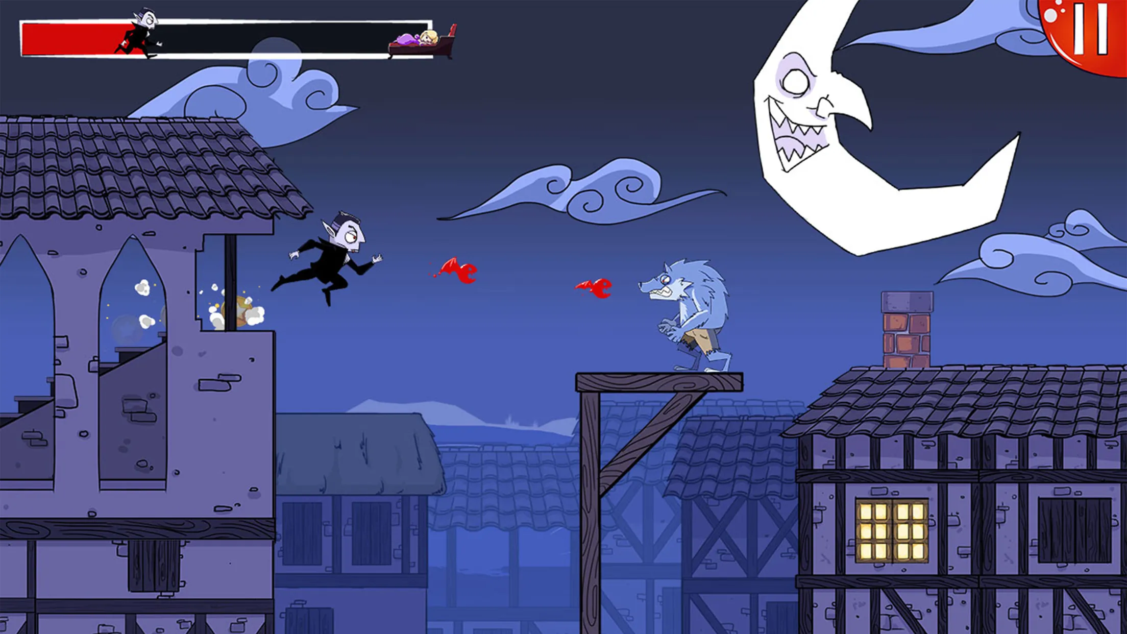 Dracula Quest: run for blood ! | Indus Appstore | Screenshot