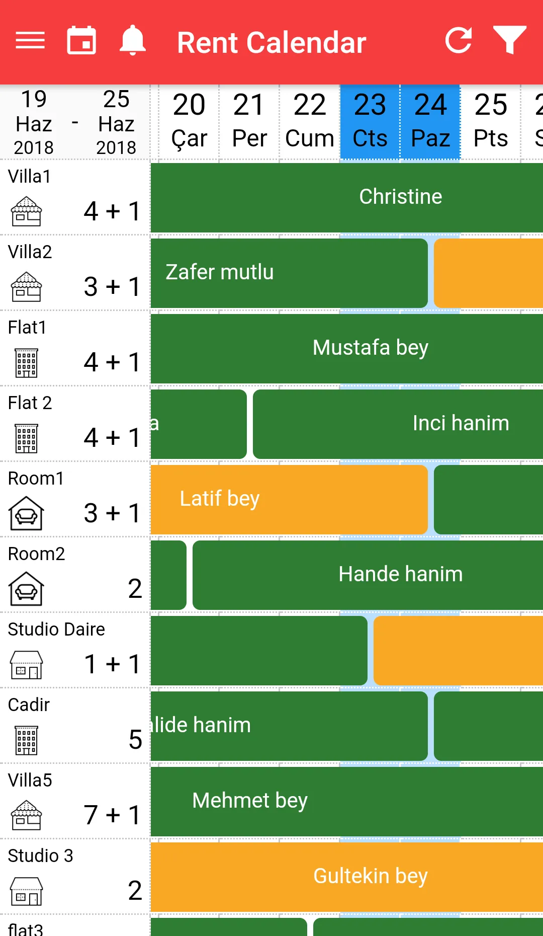 Rent Calendar | Indus Appstore | Screenshot