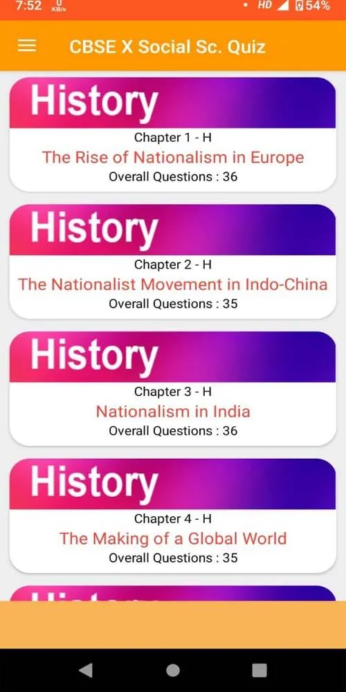 CBSE 10 Social Science Quiz | Indus Appstore | Screenshot