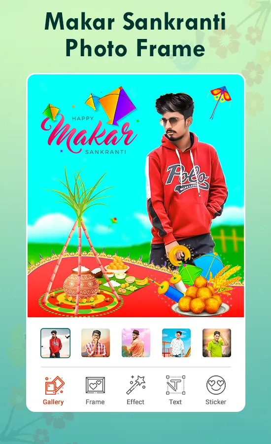 Makar Sankranti Photo Frame | Indus Appstore | Screenshot