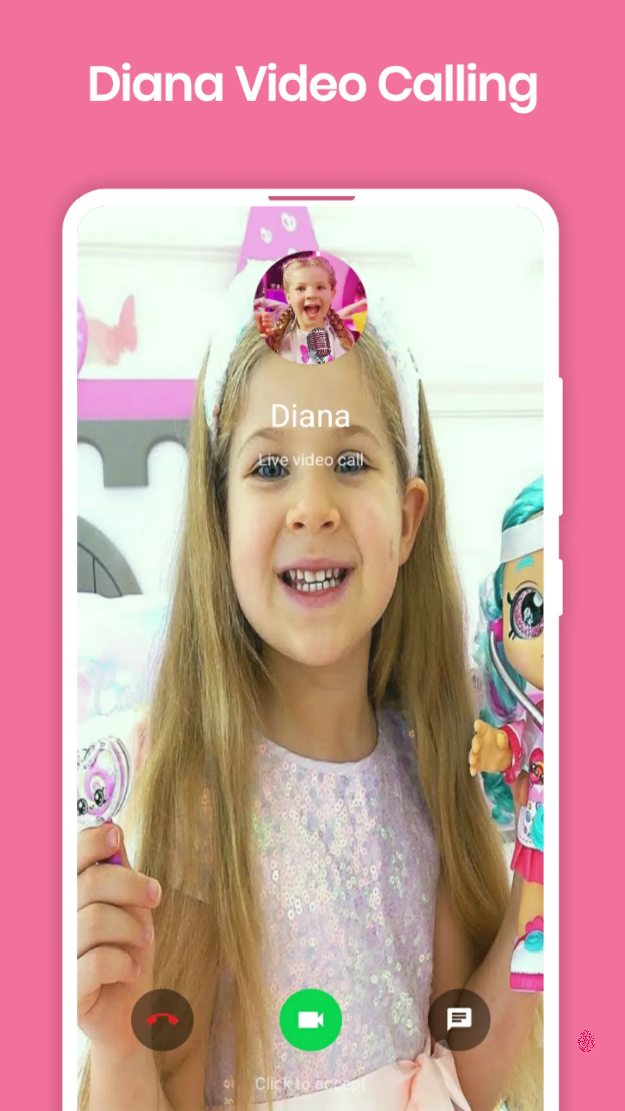 Diana Video Call - Prank Call | Indus Appstore | Screenshot