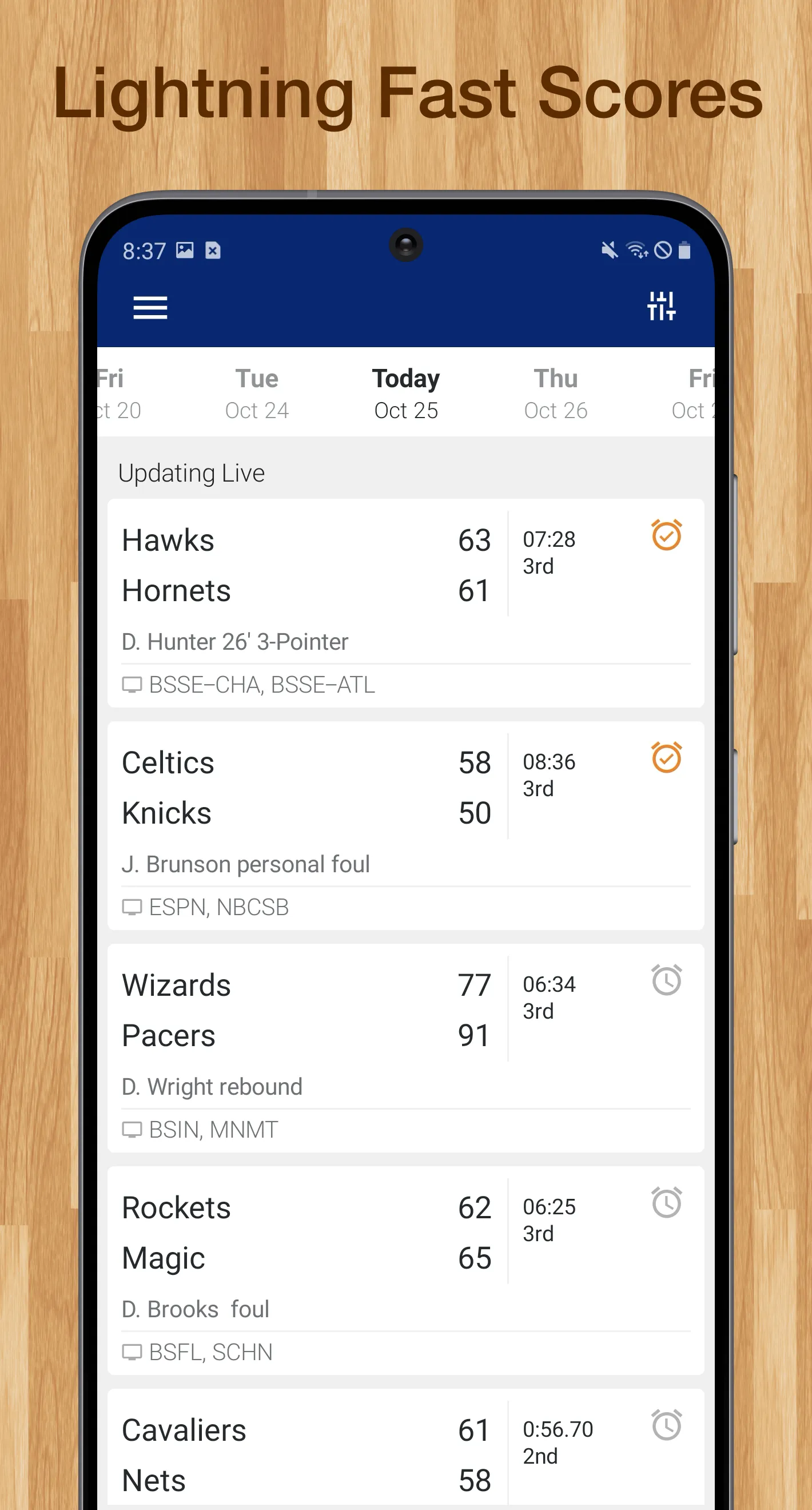 Scores App: for NBA Basketball | Indus Appstore | Screenshot