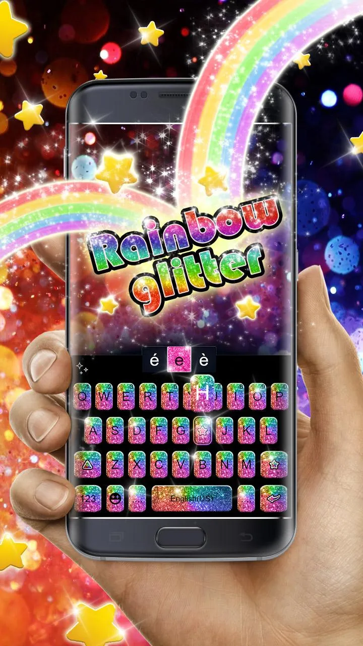 Rainbow Glisten Theme | Indus Appstore | Screenshot