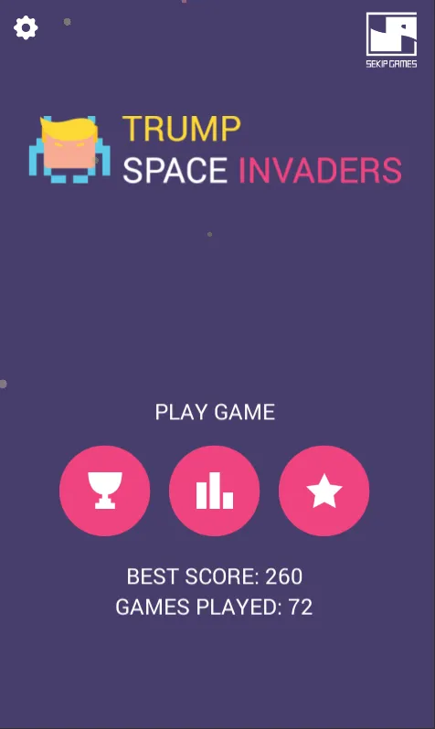 Trump Space Invaders | Indus Appstore | Screenshot