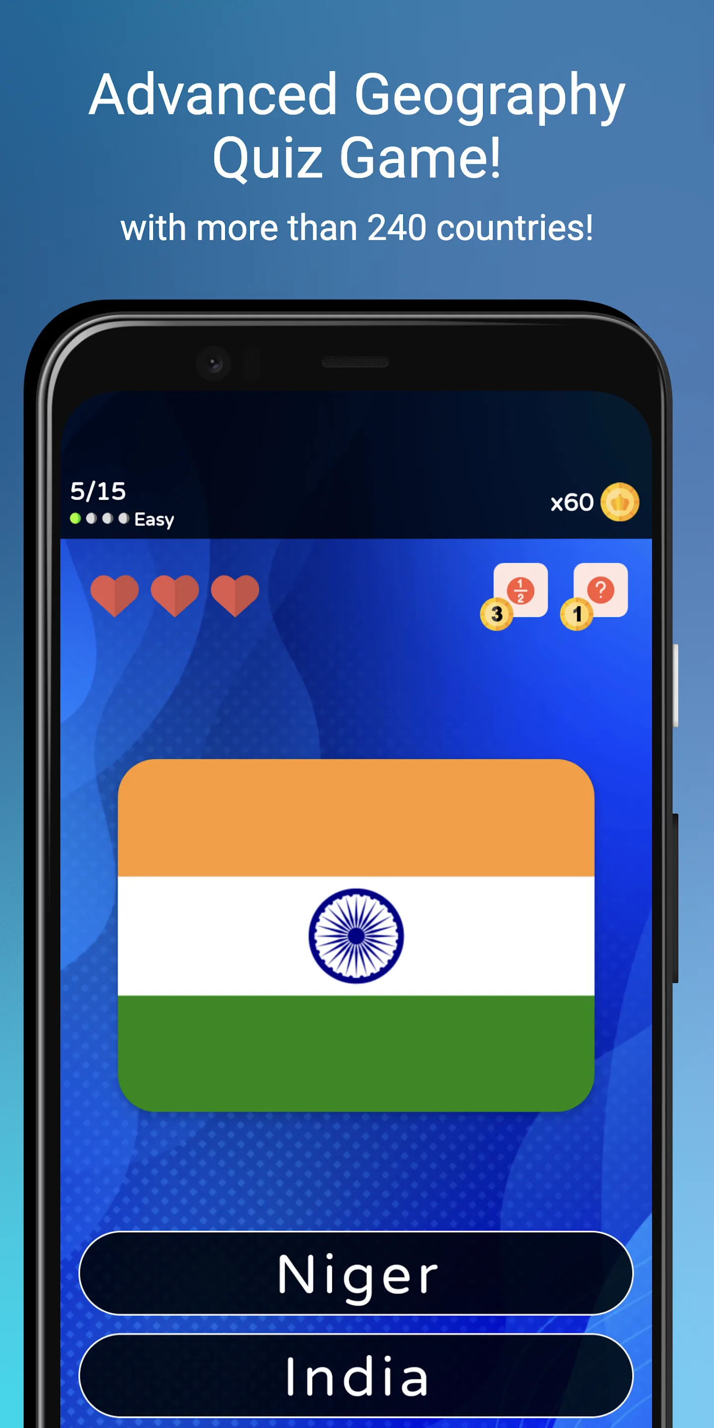 Geography Quiz - Flags & Maps | Indus Appstore | Screenshot