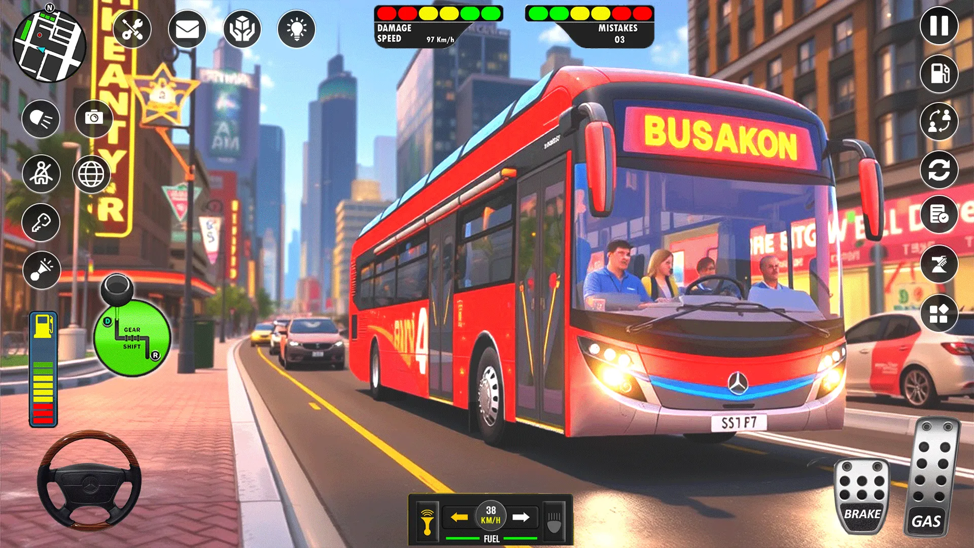 Coach Bus Simulator Bus Games | Indus Appstore | Screenshot