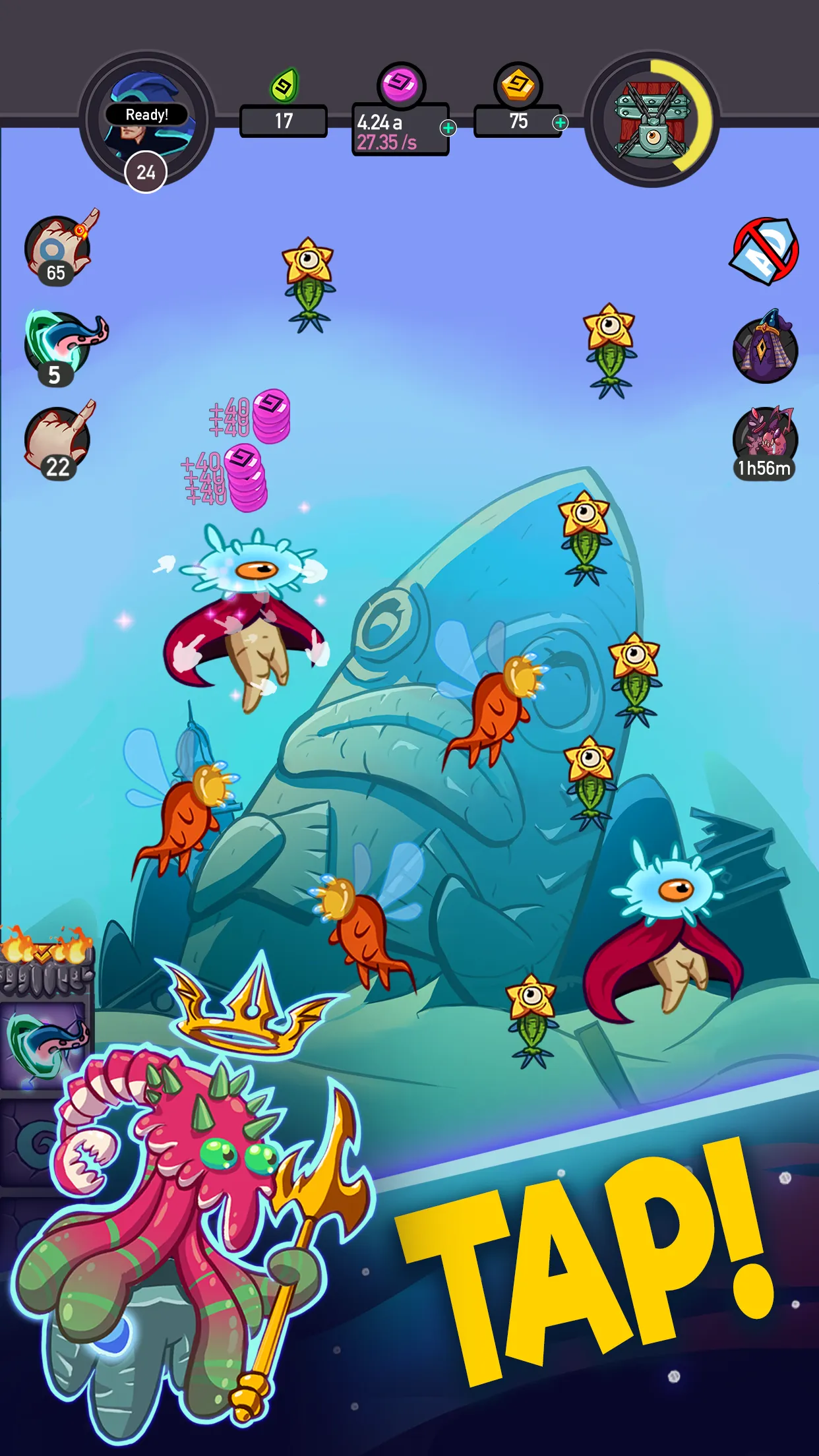 Tap Temple: Monster Clicker | Indus Appstore | Screenshot