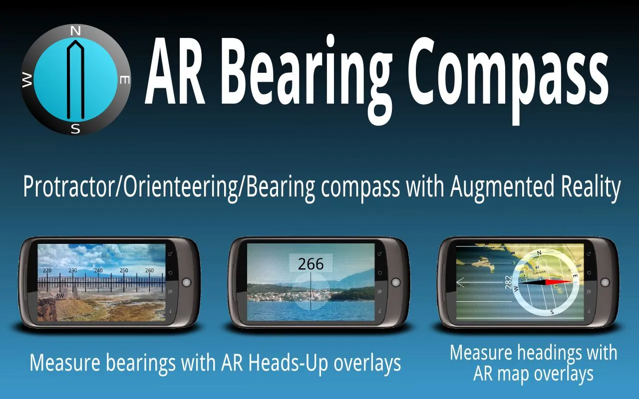 AR Bearing + Baseplate Compass | Indus Appstore | Screenshot