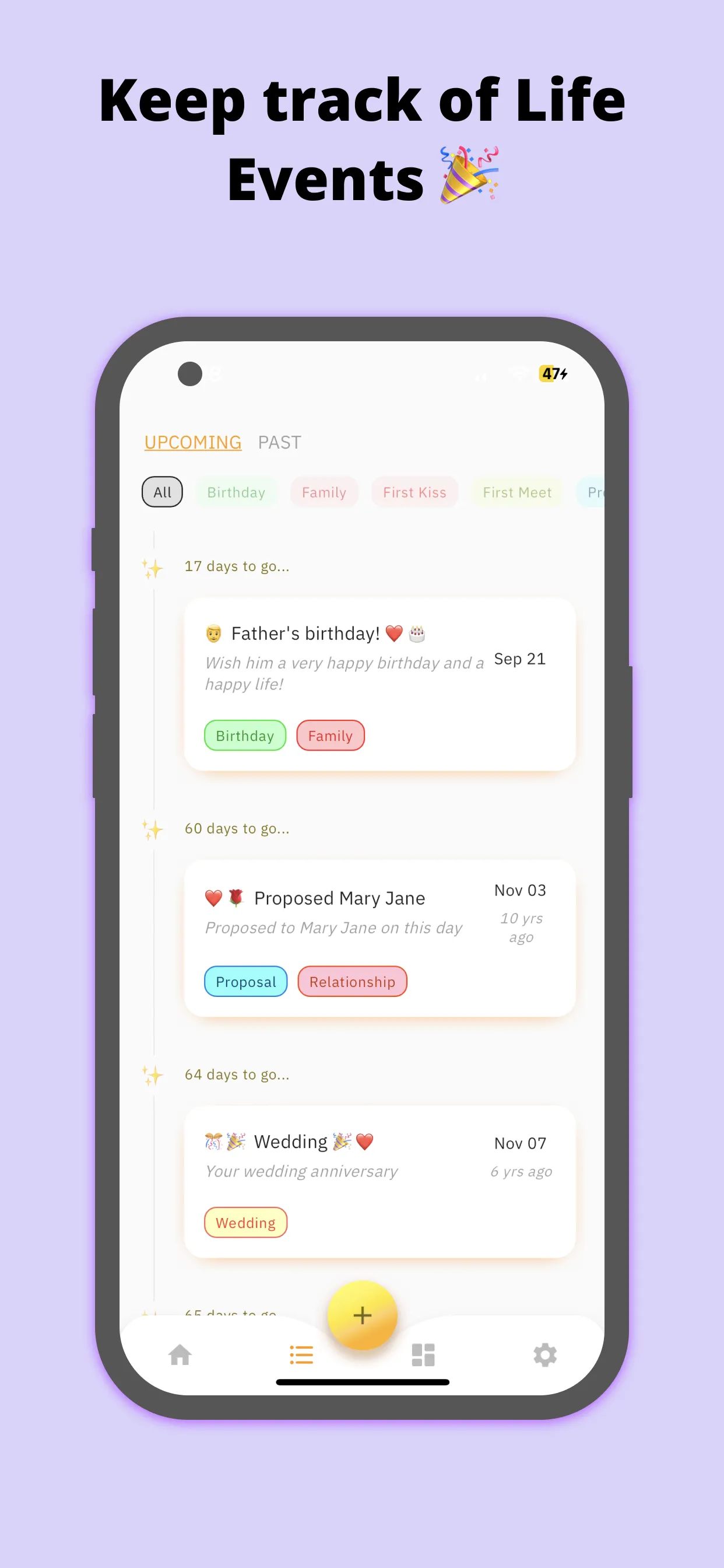 Occasionly: Birthday Reminders | Indus Appstore | Screenshot