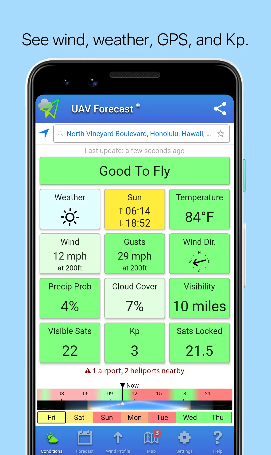 UAV Forecast for Drone Pilots | Indus Appstore | Screenshot