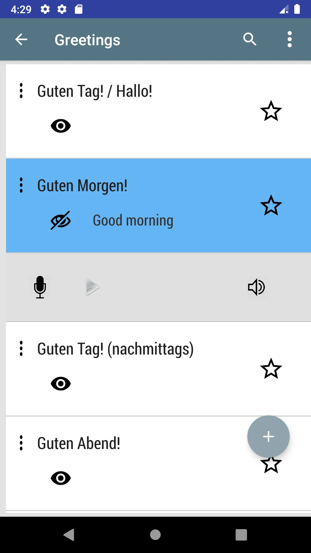 common German phrases | Indus Appstore | Screenshot