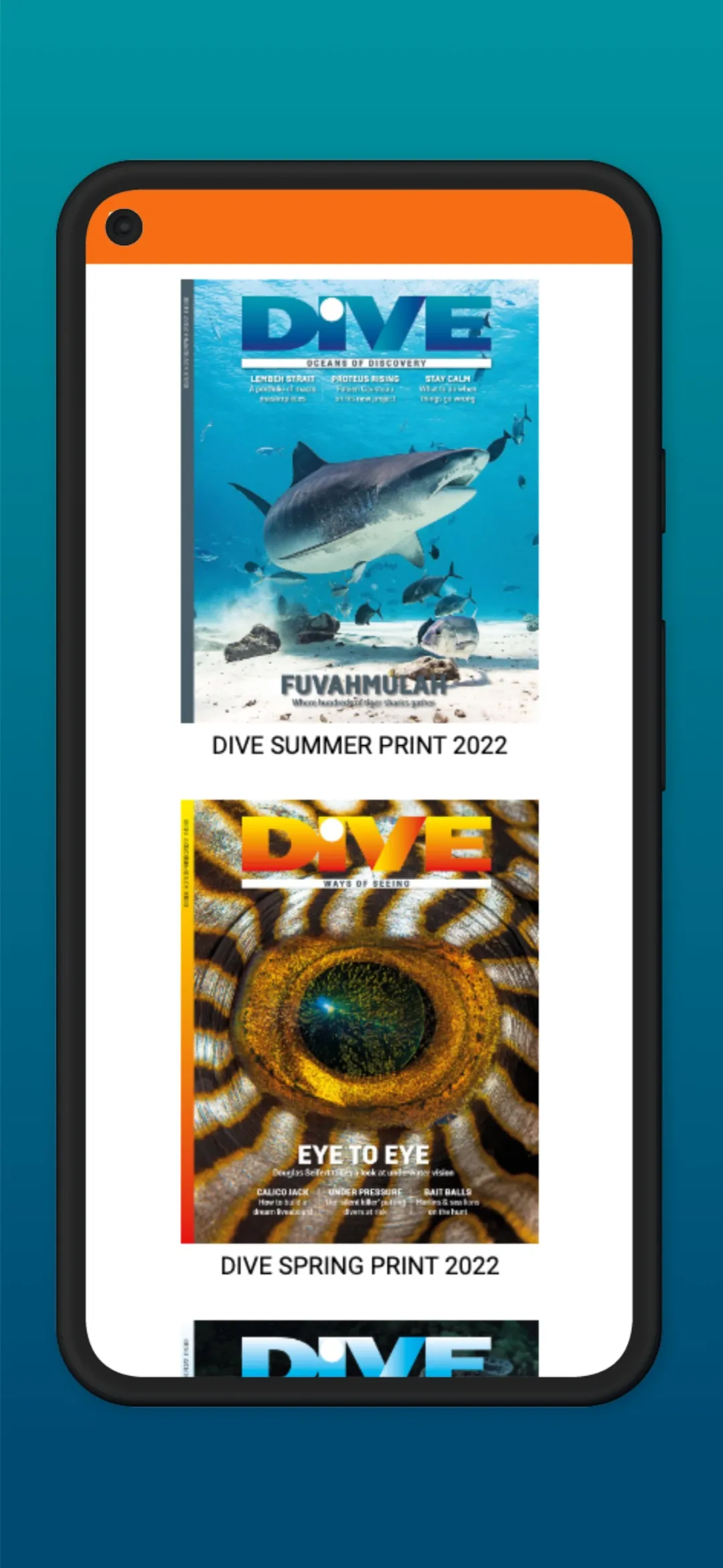 DIVE Magazine | Indus Appstore | Screenshot