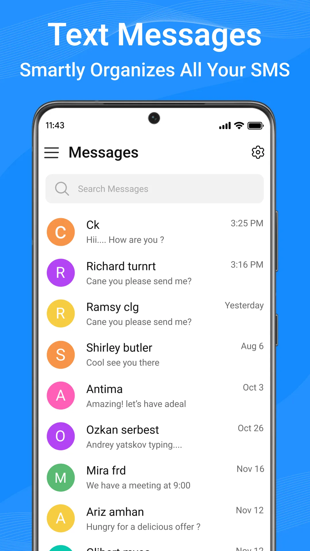 Messages: Text SMS | Indus Appstore | Screenshot