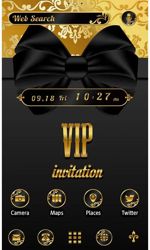 Stylish Theme-VIP Gold Ribbon- | Indus Appstore | Screenshot