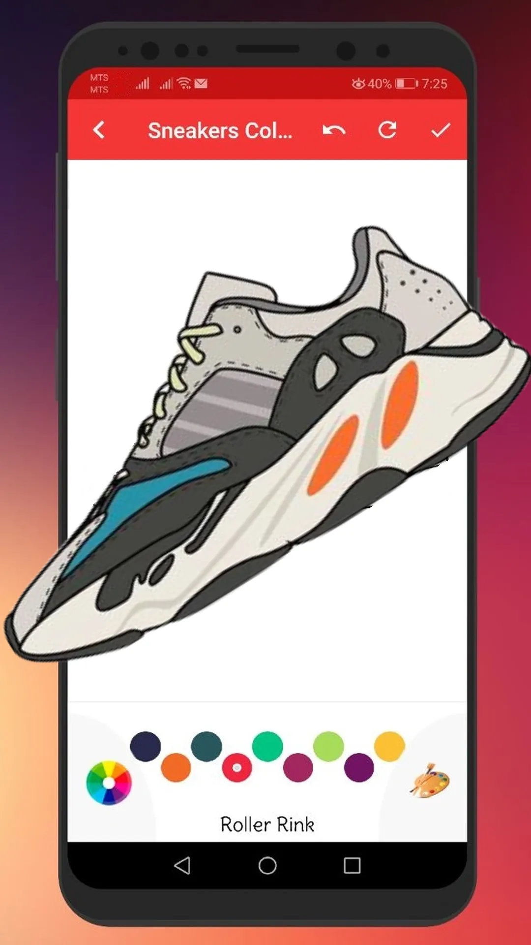 Sneakers Coloring Book. Fun | Indus Appstore | Screenshot