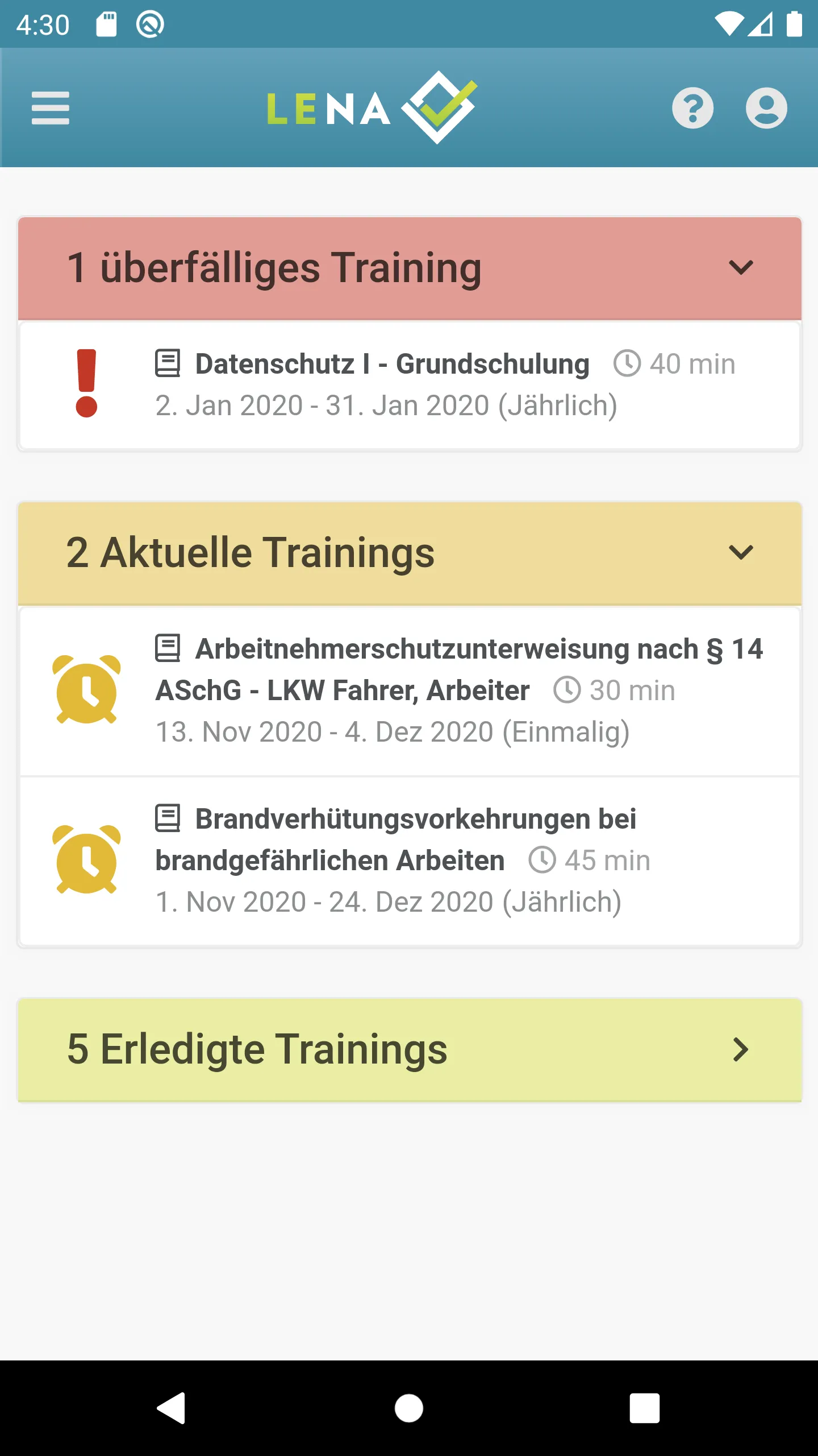 LENA Training | Indus Appstore | Screenshot