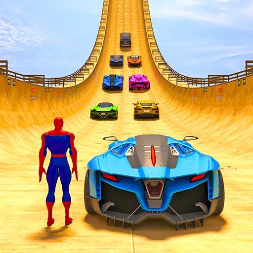 Superhero Car: Mega Ramp Games | Indus Appstore | Screenshot