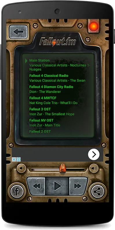 Fallout.FM Online Radio | Indus Appstore | Screenshot
