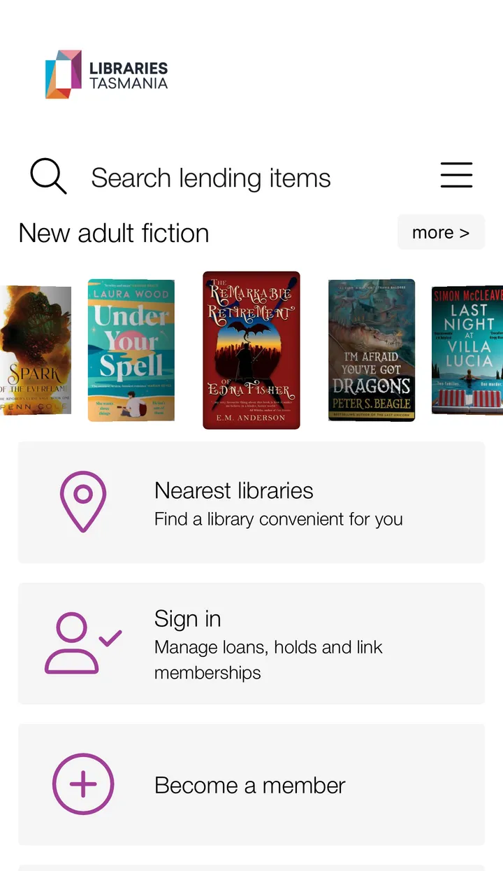 Libraries Tasmania | Indus Appstore | Screenshot