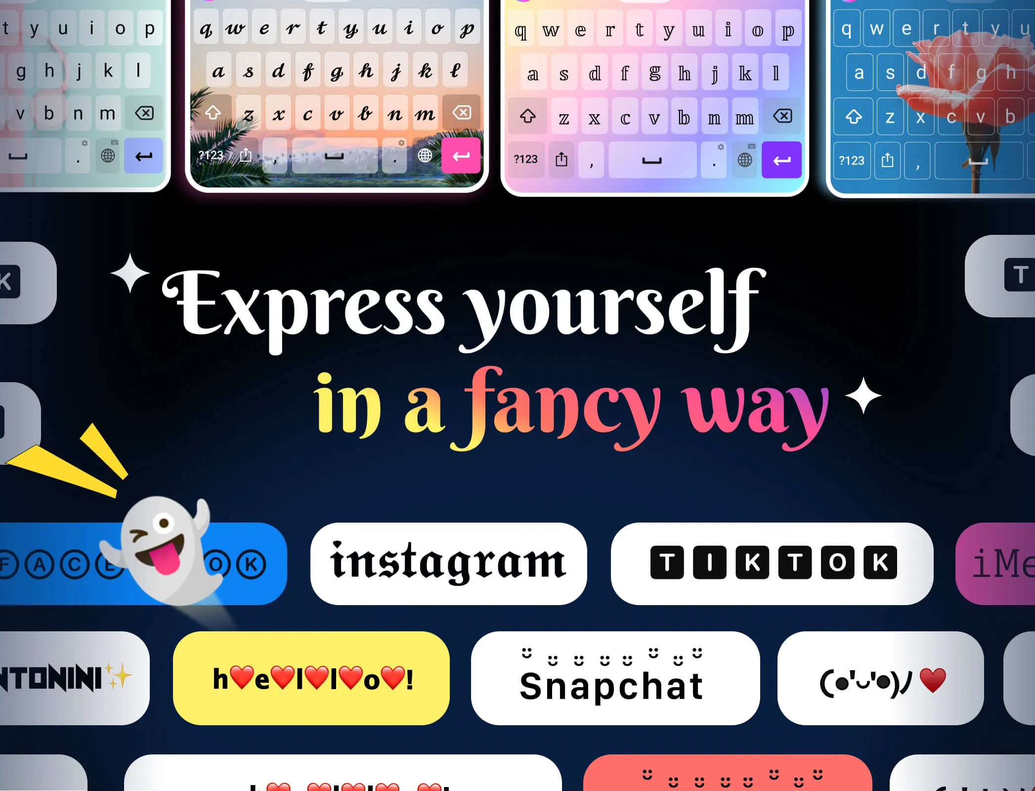 Fonts Keyboard Themes & Emoji | Indus Appstore | Screenshot