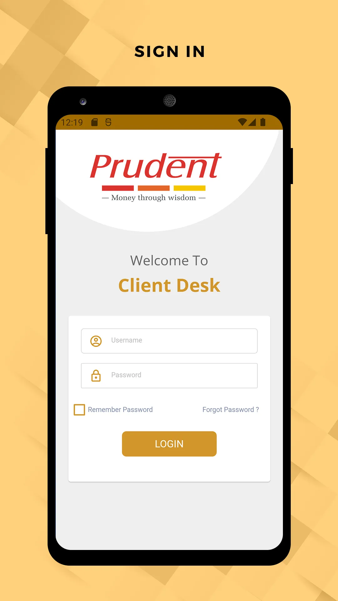 Prudent Client Desk | Indus Appstore | Screenshot