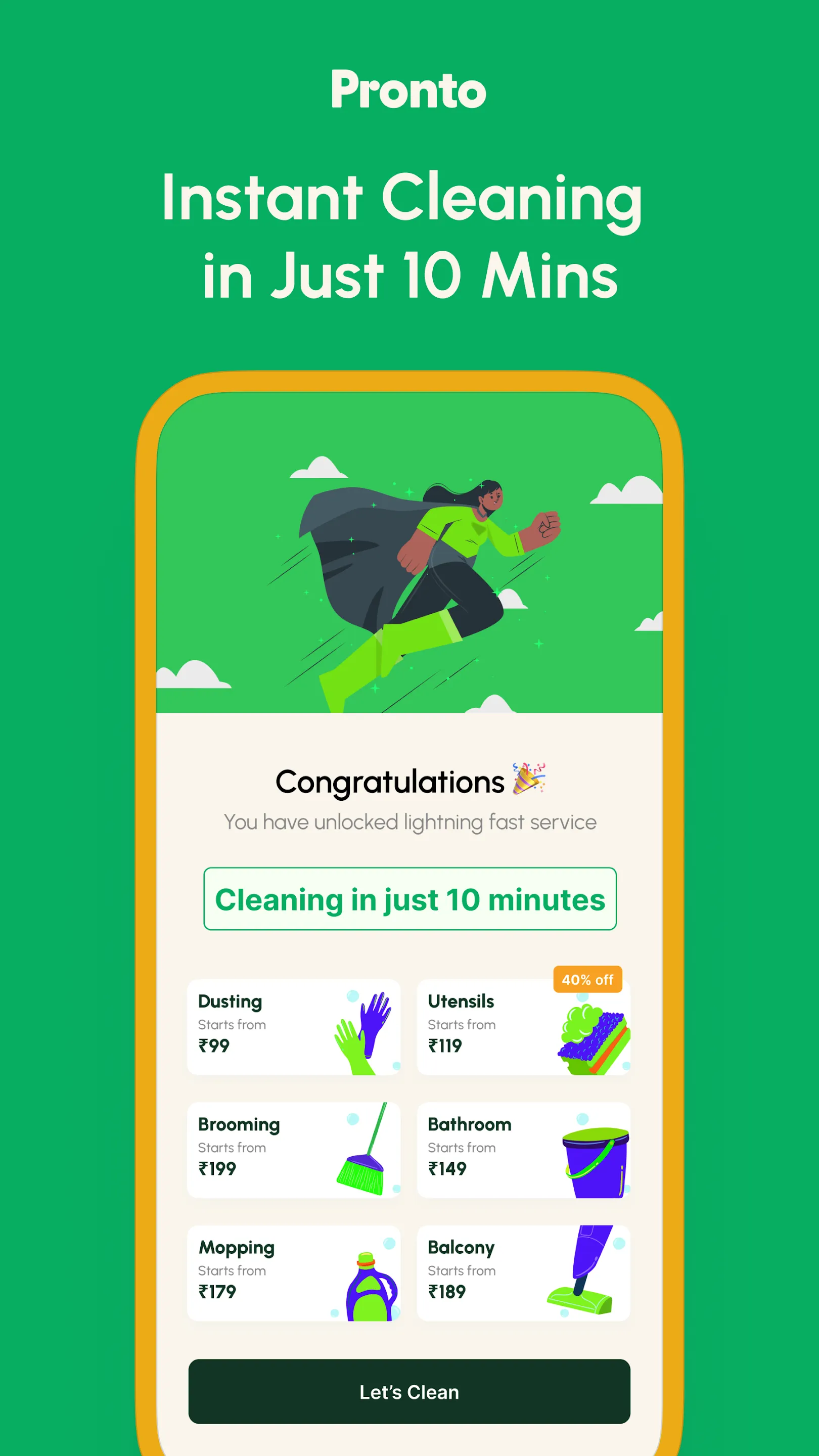 Pronto | Indus Appstore | Screenshot