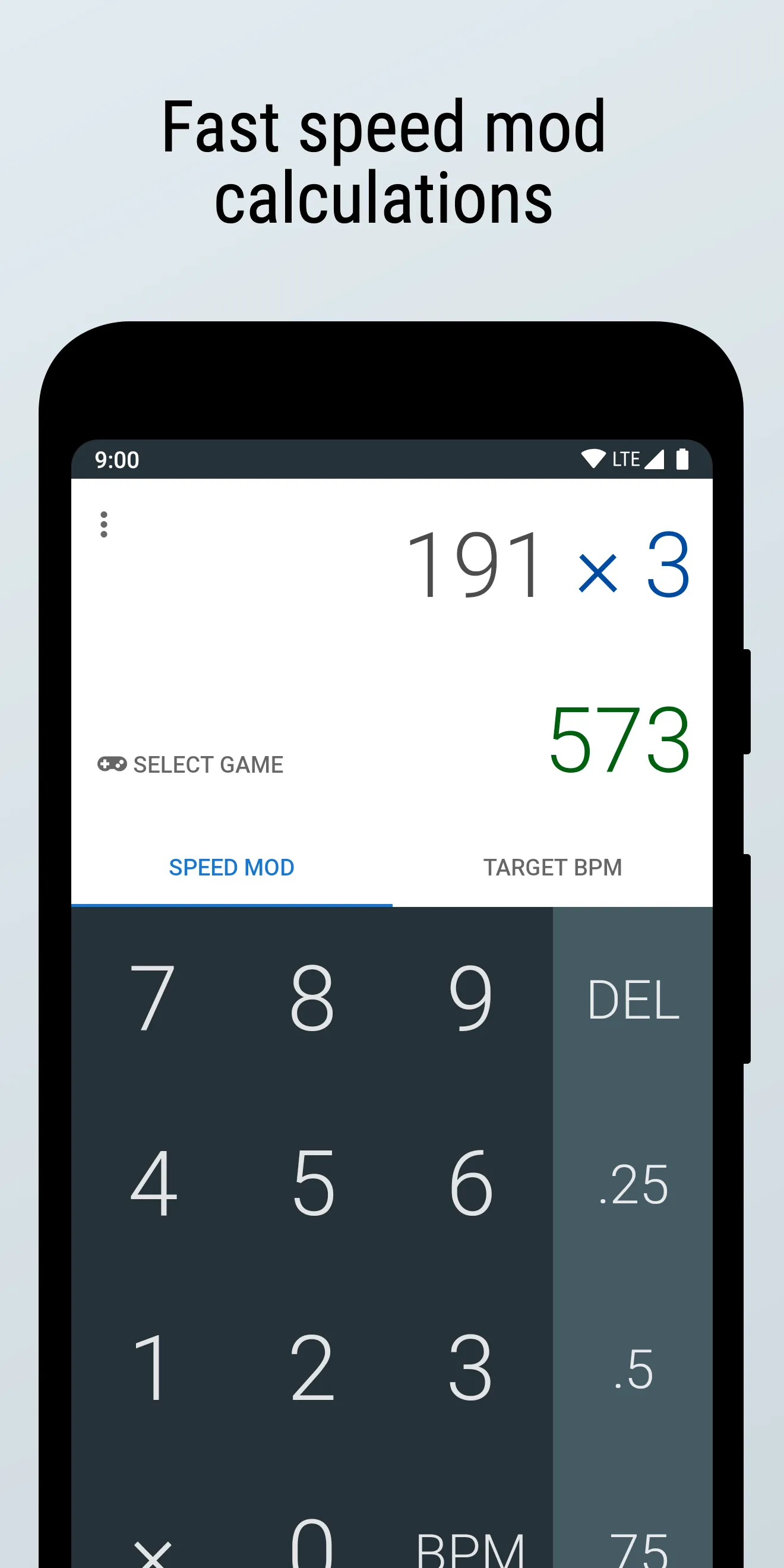 DDR Calc: speed/BPM calculator | Indus Appstore | Screenshot