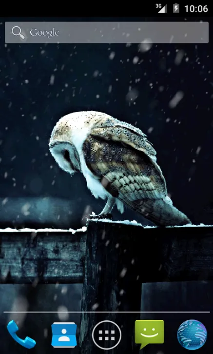 Sad Owl HD Livewallpaper | Indus Appstore | Screenshot