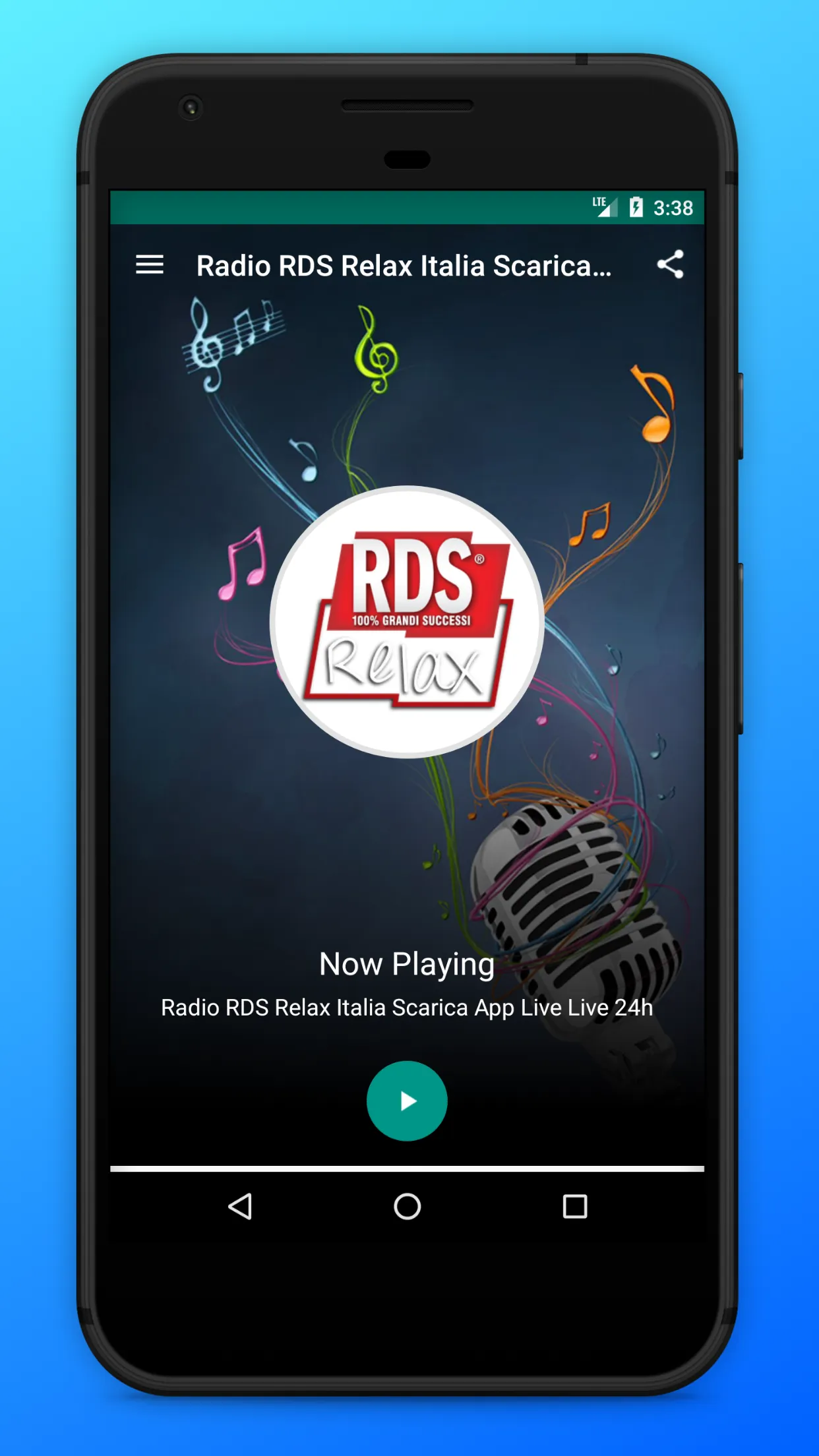 Radio RDS Relax App Italia FM | Indus Appstore | Screenshot