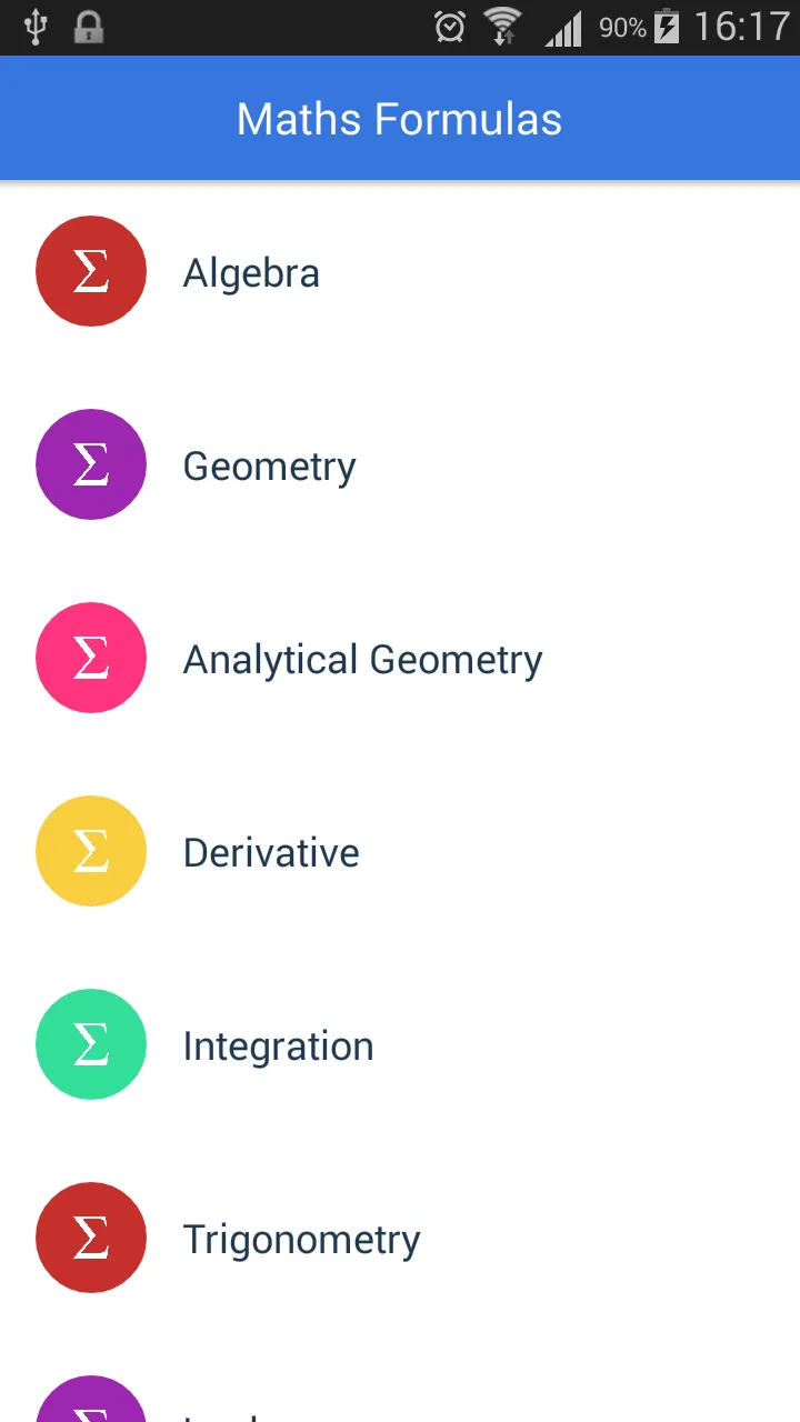 All Math Formulas | Indus Appstore | Screenshot