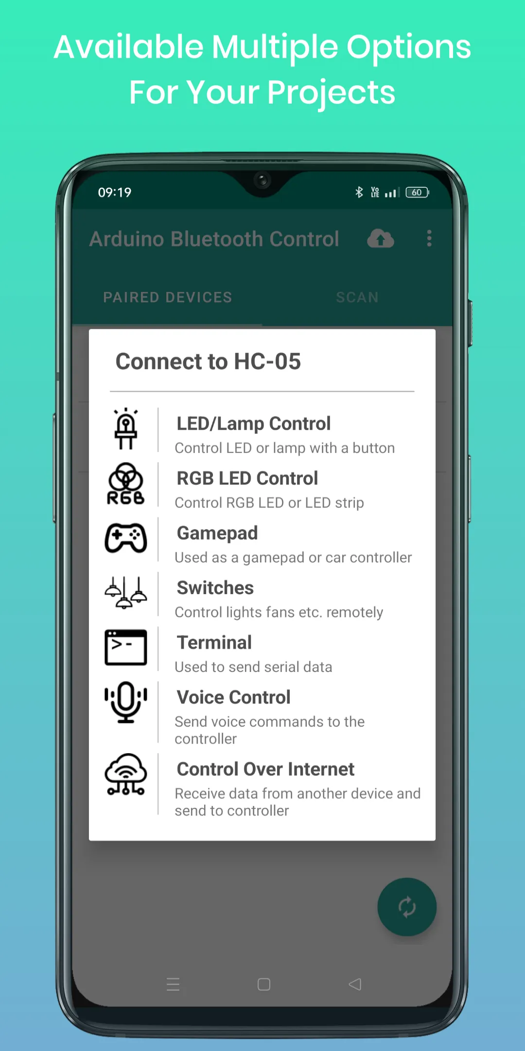 Arduino Bluetooth Controller | Indus Appstore | Screenshot